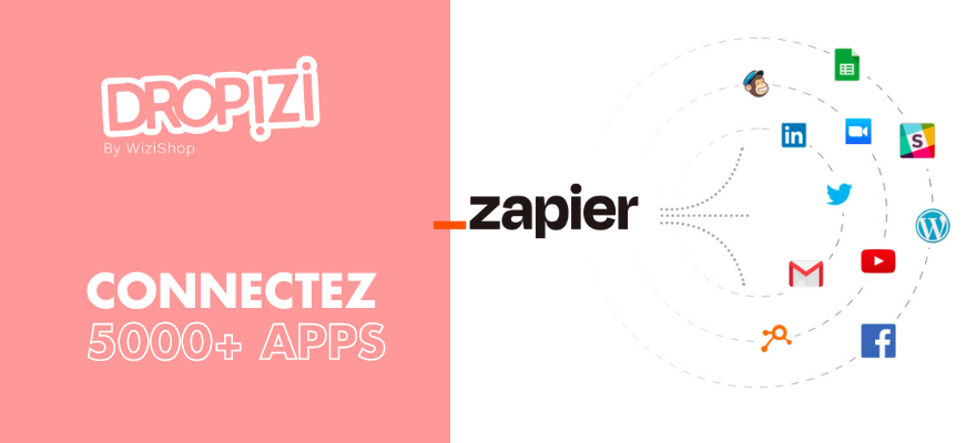 Dropizi x Zapier : Connectez-vous à plus de 5000 apps