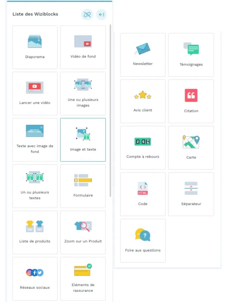 wiziblock-liste